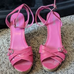 Pretty In Pink Wedges